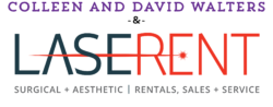 Colleen and David Walters LaseRent logo
