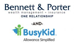 Bennett & Porter and BusyKid logos